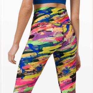 Wunder Train High Rise Tight 25” Catalyst Multi Pristine Condition, Like New!!